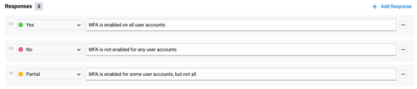 Yes no partial assessment item