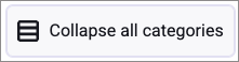 Collapse all categories button